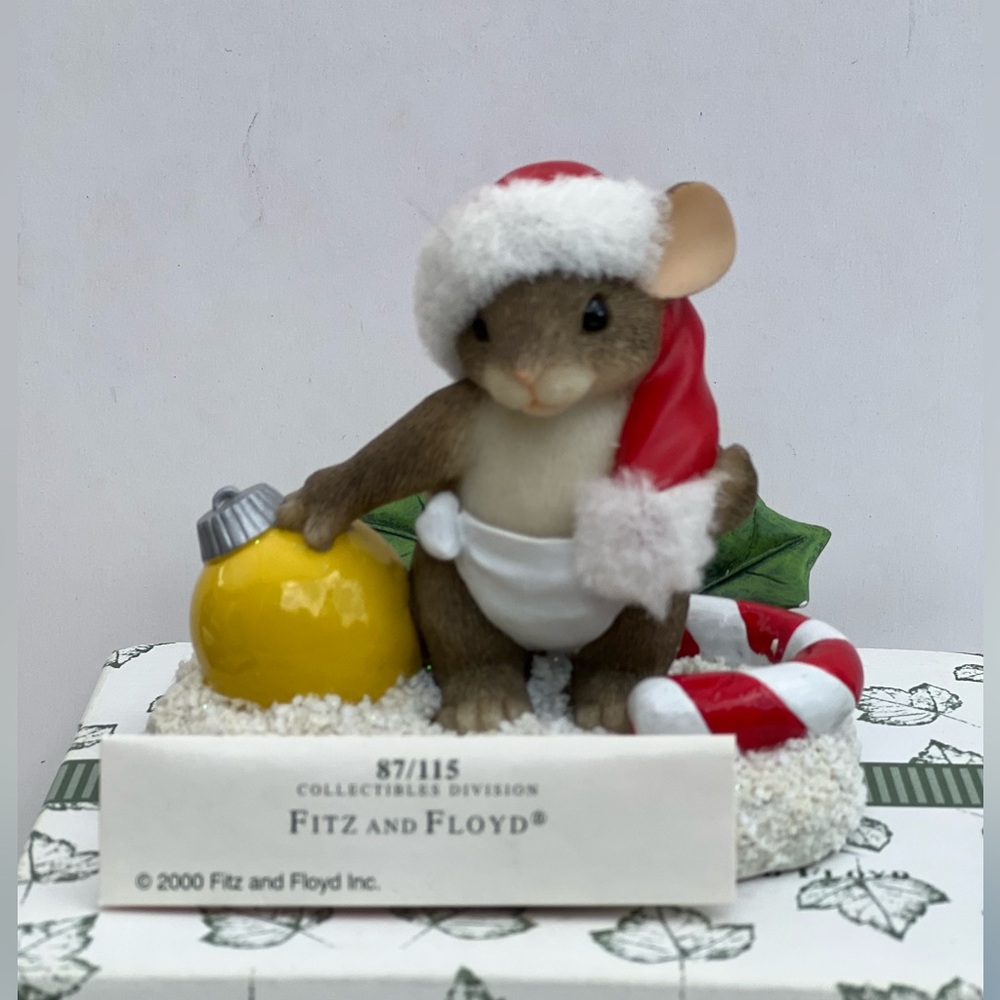 3 for 38.00~ Vintage Charming Tails by Fitz & Floyd Baby's First Christmas